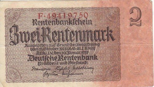 Zwei rentenmark - zwei,