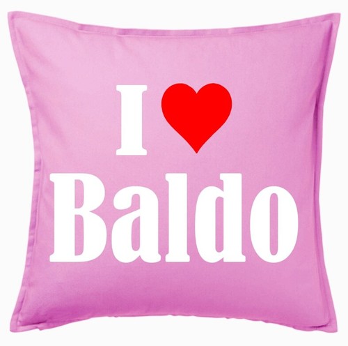 Love baldo kissenbezug - i, pink