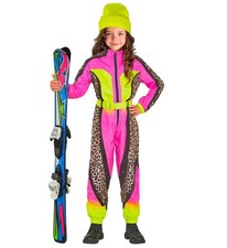SKIANZUG LEOPARDENMUSTER NEON