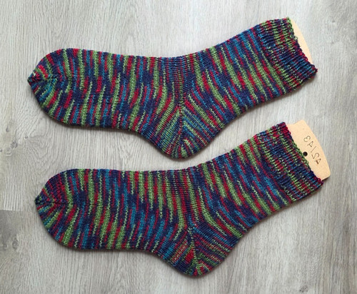 Handgestrickte socken - handgestrickte, /