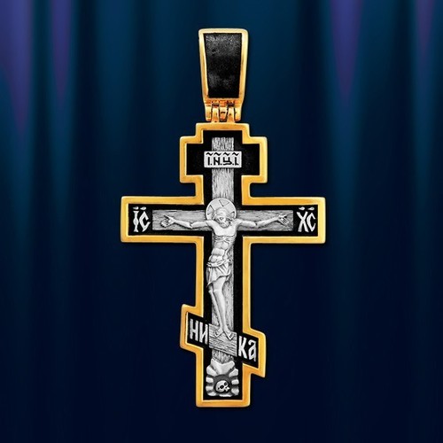 Kreuz silber 925 gelbgold - kreuz,