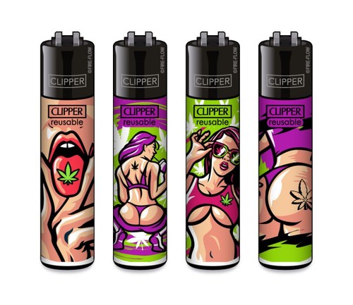 Clipper feuerzeug 4er set - clipper,
