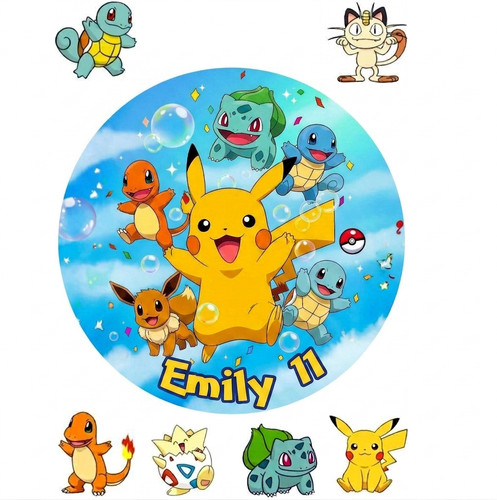 Tortenaufleger pokemon pikachu - tortenaufleger,