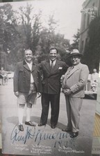 BAYREUTHER FESTSPIELE 1937 orig. Foto signiert von L.Hofmann(Bass) mit Kollegen