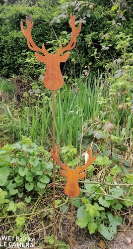 Neu 2er set gartenstecker - set,