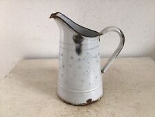 Alte Emaille Kanne Krug