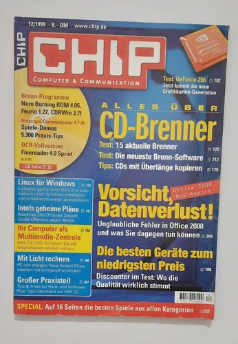 Chip zeitschrift 1999 - chip, 12/99