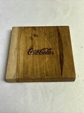 Geldanlage / Münzablage - Holz / Vintage - Coca Cola - ca. 14x14cm (W019)