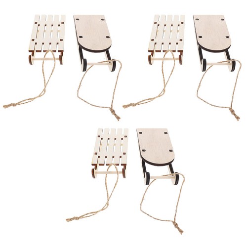 Pcs mini schlitten deko - 6,