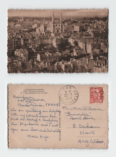Blick auf pau - ak,