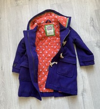 Mini Boden Mädchen Mantel Duffle lila, Alter 4-5 