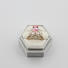 Mode-Ring 18 kt vergoldet