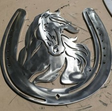 Hufeisen Pferdekopf Hausdeko