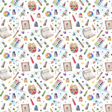 Künstler Baumwollstoff Art