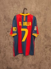 Originales David Villa Trikot FC Barcelona 2010/11 Maillot Maglia