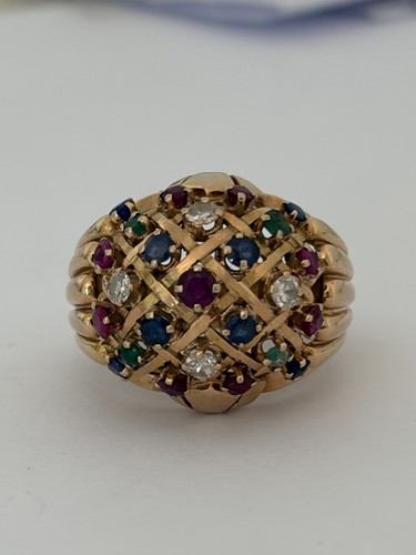 7906 vintage kuppelring - 7906-,