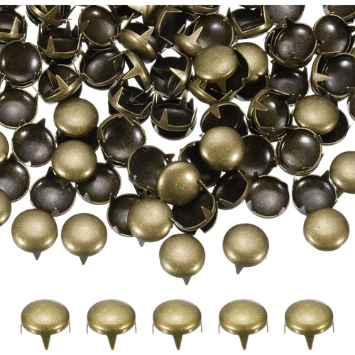 Nieten set rund 9mm bronze - rund,