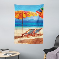 Strand Mikrofaser Wandteppich