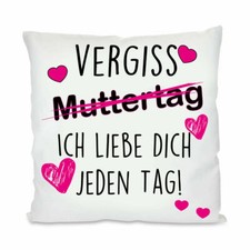 MUTTERTAG GESCHENK KISSEN