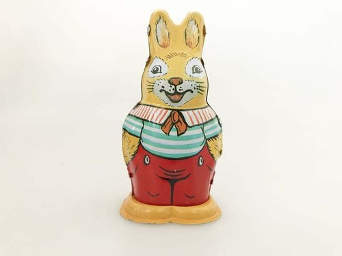 Blechspielzeug hase mit - blechspielzeug,