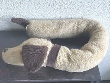 Stofftier Plüschfigur: Hund: ca 1980er Jahre Zugluftstopper