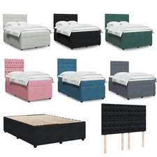 Samt Boxspringbett Bett Mit