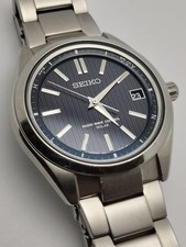 Seiko Brightz SAGZ083 Radio Solar Lightweight Titanium Black Dial Watch