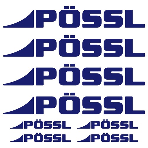 Pössl aufkleber sticker - xl,