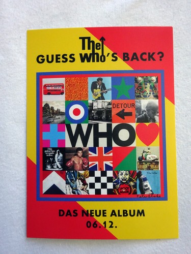 The who promo postkarte 2019 - who,