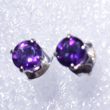 Amethyst facettiert ohrschmuck - facettiert,