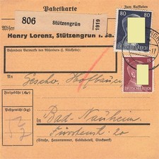 710546) DR Paketkarte aus