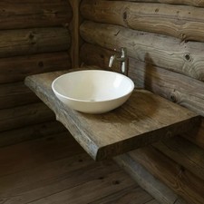 Waschtischplatte Geölt Dunkle