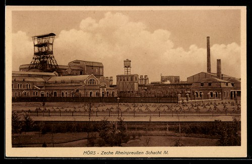 Ansichtskarte mörs zeche - mörs,,