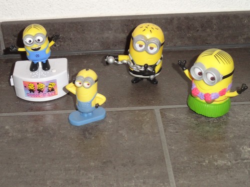 4er set minions figuren mit - 4er-set,
