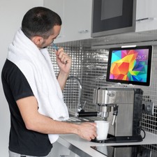 ✅Tablet WAND Halterung Bett Küche Wohnzimmer Badezimmer Büro Handy Haus Regal