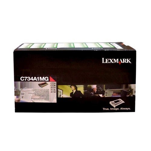 Lexmark toner c734a1mg magenta - c734a1mg,