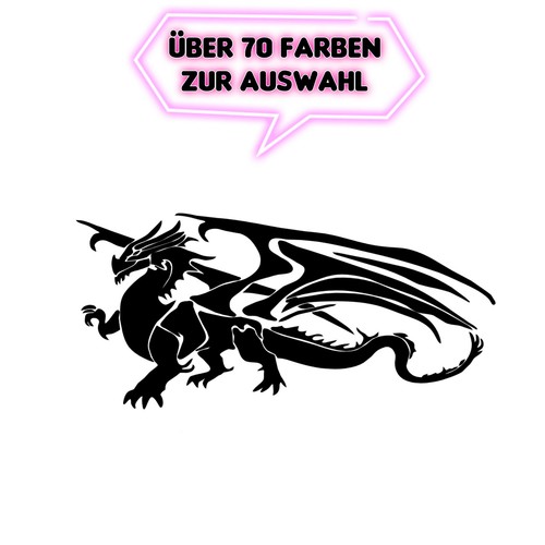 Aufkleber drache sticker - aufkleber,