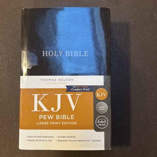 Bible large print - bible,, red