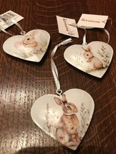 3 er Set Osterhasen Anhänger