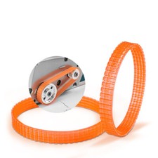 2X Orange Antriebsriemen