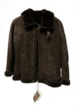 Kinder Schafs Leder Jacke