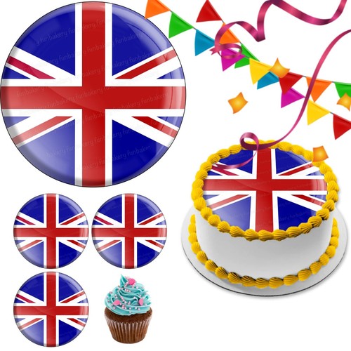 Union jack tortenaufleger - union,