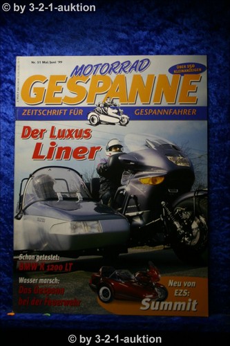 Motorrad gespanne 3 99 - motorrad, 3/99