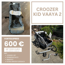 Croozer Kid keeke 2 – Fahrradanhänger/Geschwisterkinderwagen sucht neues Zuhause