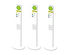 Set mit 3 Stück Bushaltestellenschild modern  1:87 Rietze OVP 70293