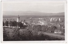 AK Wallern (Böhmerwald), Ortsansicht, Tschechien, aus 1944, gelaufen