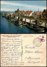 Ansichtskarte Neuharlingersiel Hafen Fischerboote 1975
