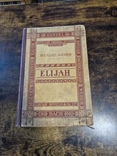 Mendelssohn elijah novello - elijah,