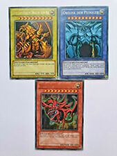 Slifer Der Himmeldrache, Obelisk, Ra Götter Karten LC01-DE002 YUGIOH alter Print