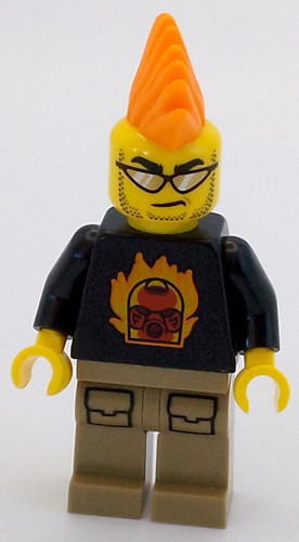 Punk rocker biker - rocker, bionicle